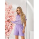 Костюм шорти і футболка, арт.350 бузковий