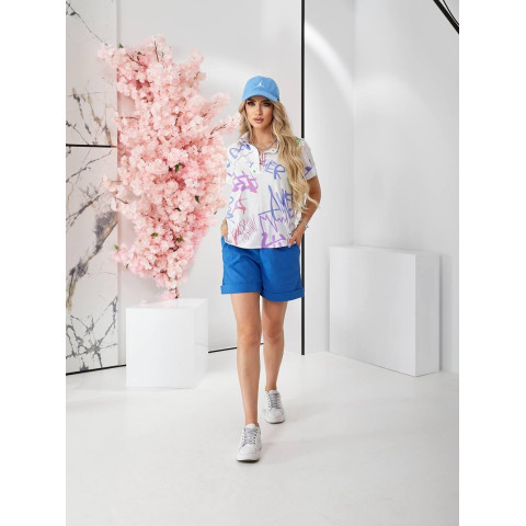 Костюм шорти і футболка, арт.350 блакитний