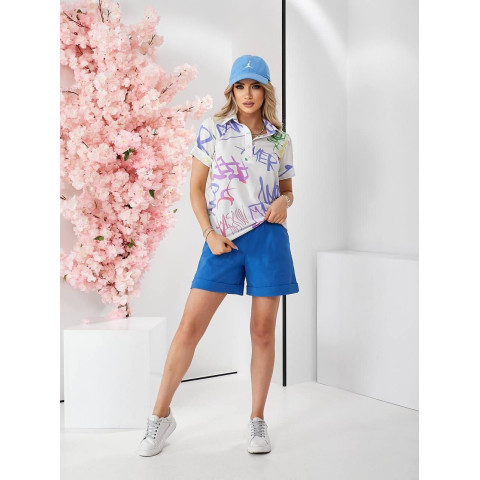 Костюм шорти і футболка, арт.350 блакитний