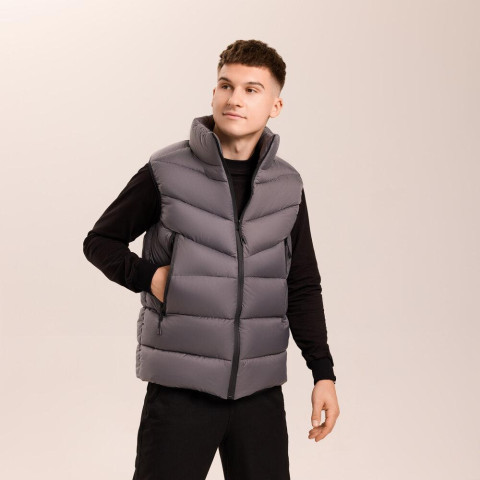 Жилет Pobedov Puffer Темно-сірий
