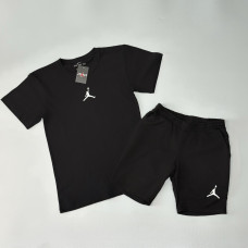 Футболка(чорна)+шорти Air Jordan класичний