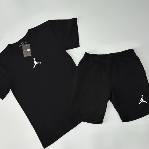 Футболка(чорна)+шорти Air Jordan класичний