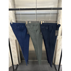 Штани льон BRUNELLO CUCINELLI Темно синій PntBC001