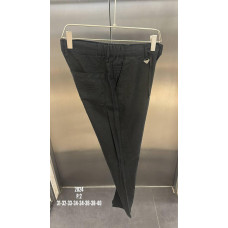 Штани льон ARMANI ЧОРНИЙ PntARM001