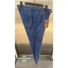 Штани льон LORO PIANA СИНІЙ PntLP002