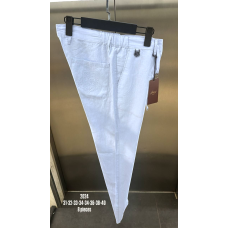 Штани льон LORO PIANA БЛАКИТНИЙ PntLP002