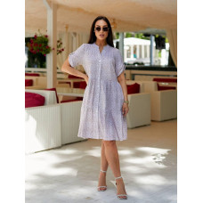 Плаття з принтом, арт. 384, колір беж