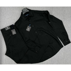 Костюм льон MASSIMO DUTTI ЧОРНИЙ KitMD001