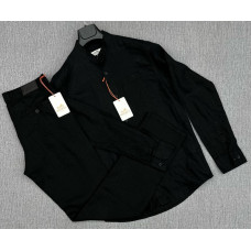 Костюм льон HERMES ЧОРНИЙ KitHR008