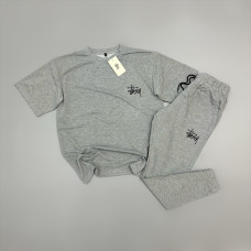 Костюм сірий Stussy