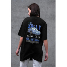 Жіноча Оверсайз Футболка Without З Принтом Sally Black