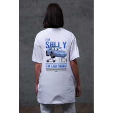 Жіноча Оверсайз Футболка Without З Принтом Sally White