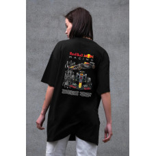 Жіноча Оверсайз Футболка Without З Принтом Redbull Black