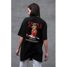 Жіноча Оверсайз Футболка Without З Принтом Senna Black