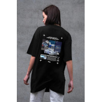 Жіноча Оверсайз Футболка Without З Принтом Wanted Black