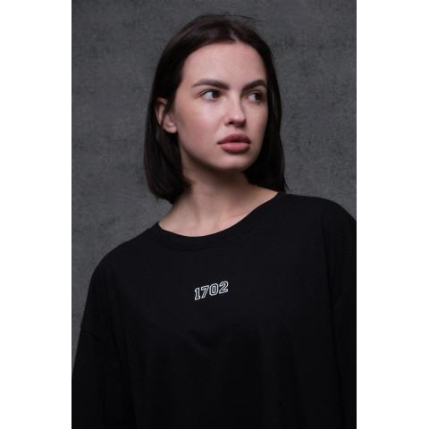 Жіноча Оверсайз Футболка Without З Принтом Wanted Black