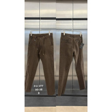 Штани льон LORO PIANA КОРИЧНЕВИЙ PntLP003