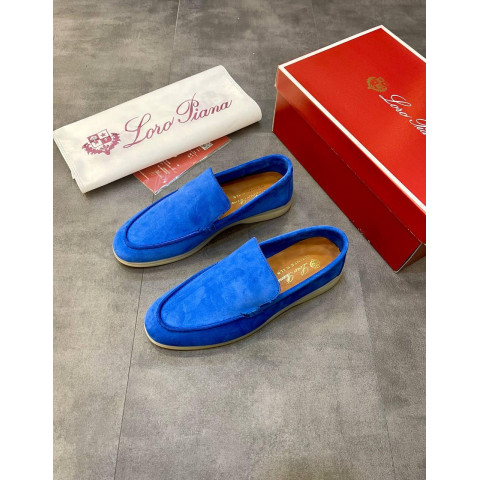 Лофери Loro Piana натуральна замш ЕЛЕКТРИК LofLP009