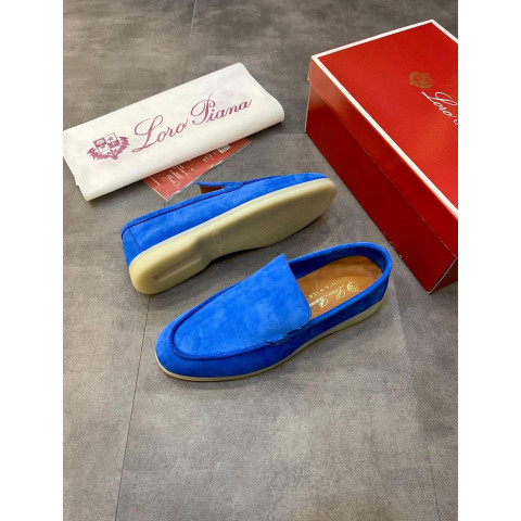 Лофери Loro Piana натуральна замш ЕЛЕКТРИК LofLP009