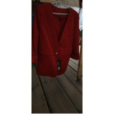 Жакет з укороченим рукавом, арт.12, червоний