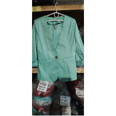 Жакет з укороченим рукавом, арт.12, бірюза