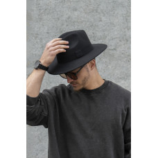 Чоловічий Капелюх Fedora З Стрічкою Black