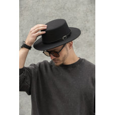 Чоловічий Капелюх Without Walter З Ремінцем Black