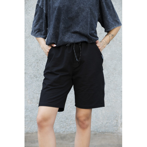 Жіночі Бавовняні Базові Трикотажні Шорти Without Basic Black