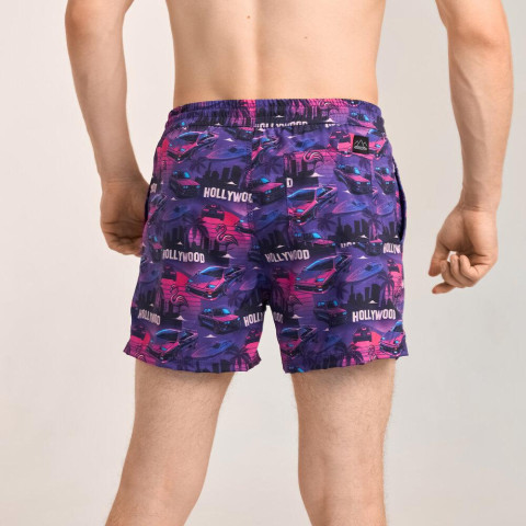 Шорти для плавання Pobedov Pool day Hollywood Фіолетовий