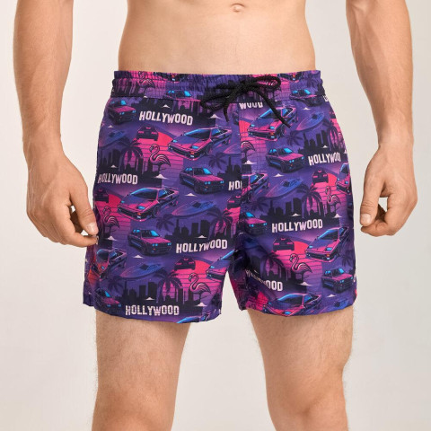 Шорти для плавання Pobedov Pool day Hollywood Фіолетовий