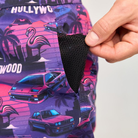 Шорти для плавання Pobedov Pool day Hollywood Фіолетовий