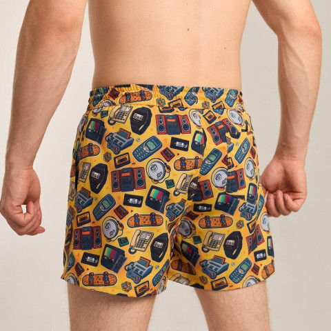 Шорти для плавання Pobedov Pool day Patern Жовтий