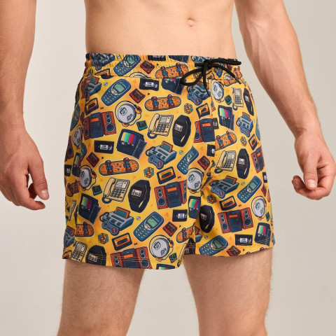 Шорти для плавання Pobedov Pool day Patern Жовтий