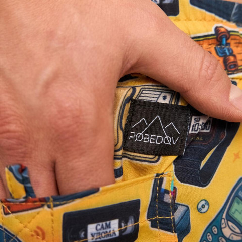 Шорти для плавання Pobedov Pool day Patern Жовтий