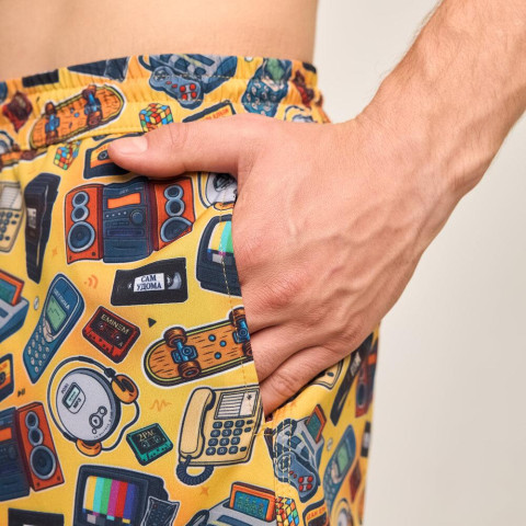 Шорти для плавання Pobedov Pool day Patern Жовтий