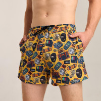 Шорти для плавання Pobedov Pool day Patern Жовтий