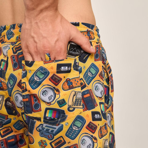Шорти для плавання Pobedov Pool day Patern Жовтий