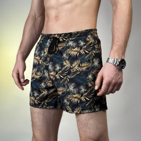 Шорти для плавання Pobedov Pool Day Lystya Чорний