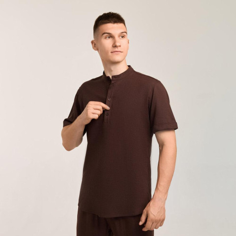 Сорочка Pobedov Molodist Шоколадний