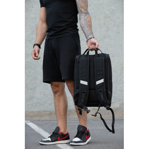 Чоловічий Міський Молодіжний Рюкзак Without ELIOT Нейлон Для Ноутбука Black