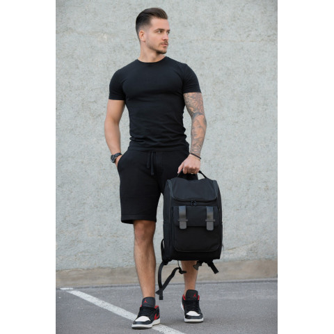 Чоловічий Міський Молодіжний Рюкзак Without ELIOT Нейлон Для Ноутбука Black