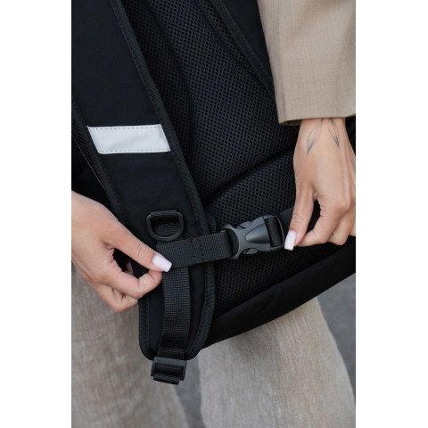 Жіночий Міський Молодіжний Рюкзак Without ELIOT Нейлон Для Ноутбука Black