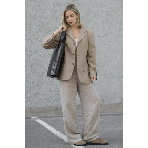 Жіноча Шкіряна Сумка Шопер Without Maxi Black