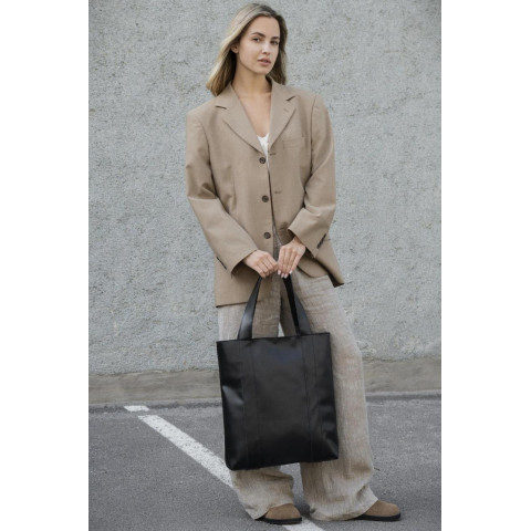 Жіноча Шкіряна Сумка Шопер Without Maxi Black