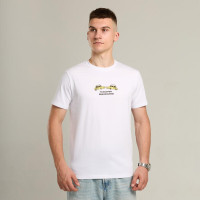 Футболка Pobedov Peremoga - наклейка ТАКСИЧНІ ВІДНОСИНИ Білий