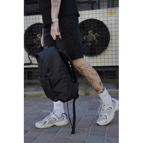 Чоловічий Повсякденний Рюкзак Шкільний Without Compact З Принтом Crown Black