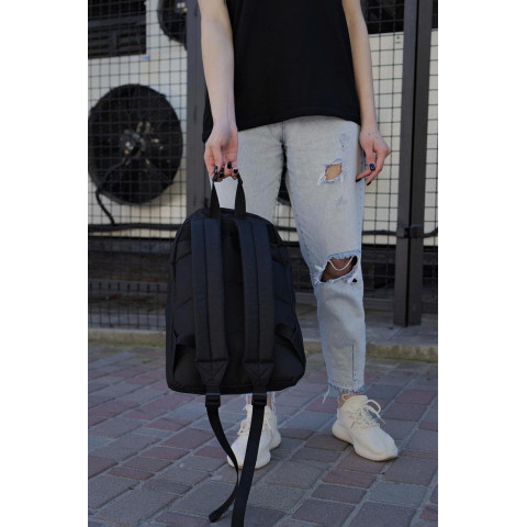 Жіночий Повсякденний Рюкзак Шкільний Without Compact З Принтом Crown Black