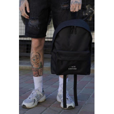 Чоловічий Повсякденний Рюкзак Шкільний Without Compact З Принтом Hate Black