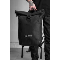 Чоловічий Повсякденний Рюкзак Роллтоп Шкільний Without З Принтом AMG Black