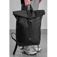 Жіночий Повсякденний Рюкзак Роллтоп Шкільний Without З Принтом Coffee Black